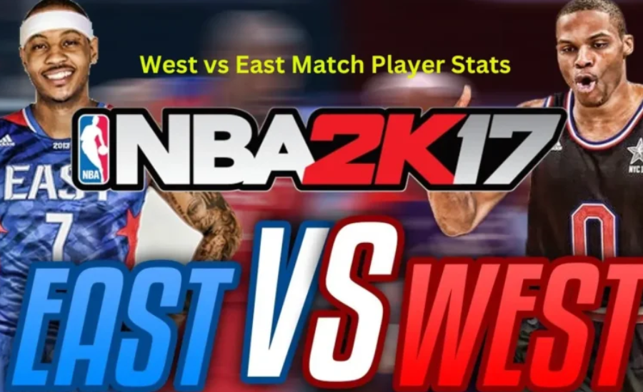 west vs east match player stats