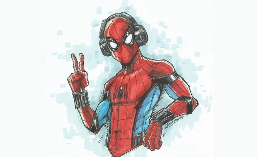 Drawing:7BARSUG8U0W= Spiderman