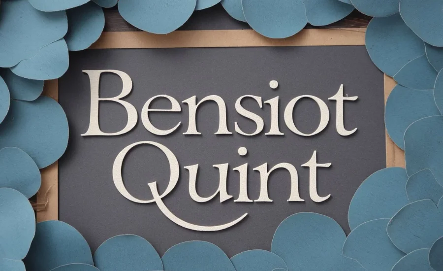 how to say bensiot and quint