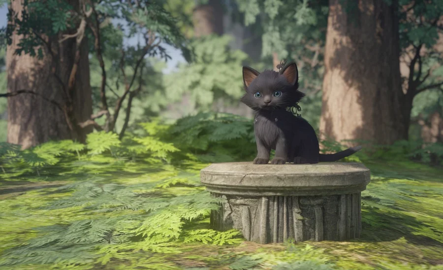 black kitten lunala doli ffxiv