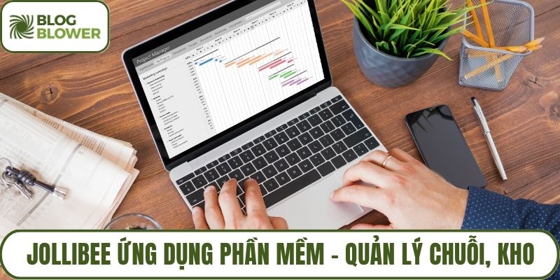 Jollibee ứng dụng phần mềm