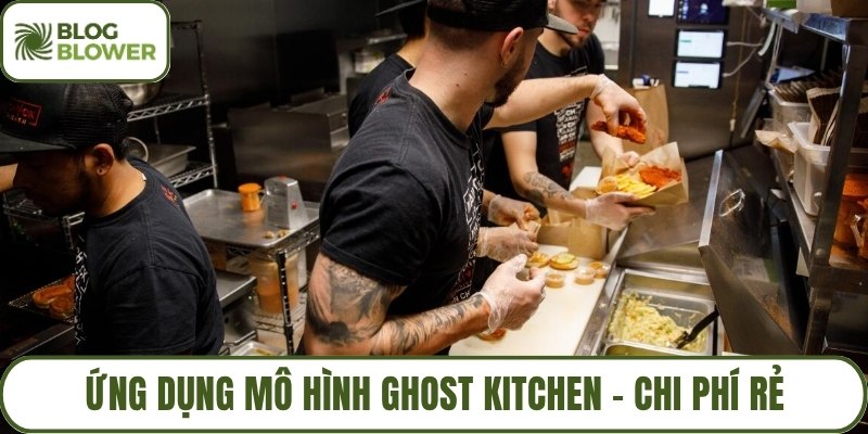Ứng dụng mô hình ghost kitchen